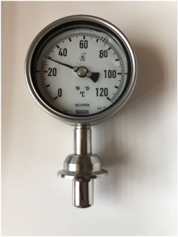 Termometr gazowy przemysłowy do zastosowań sterylnych model 74