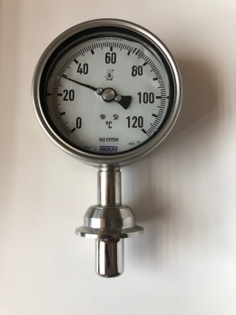 Termometr gazowy przemysłowy do zastosowań sterylnych