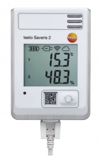 testo Saveris 2-H1 - bezprzewodowy rejestrator danych z wyświetlaczem i wewnętrznym czujnikiem wilgotności i temperatury